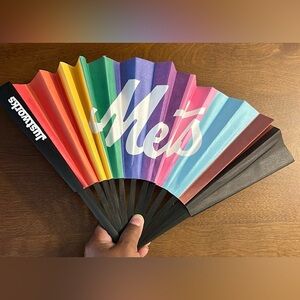LGBTQ Pride Mets Hand Fan